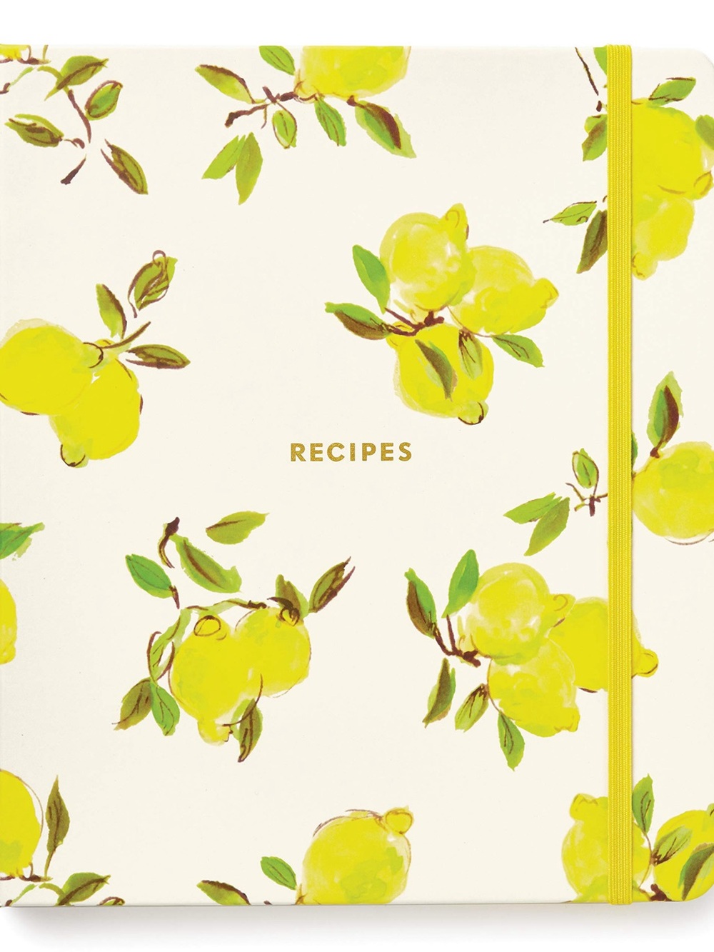 Gorgeous Kate Spade Yellow Lemon Recipe Notebook
